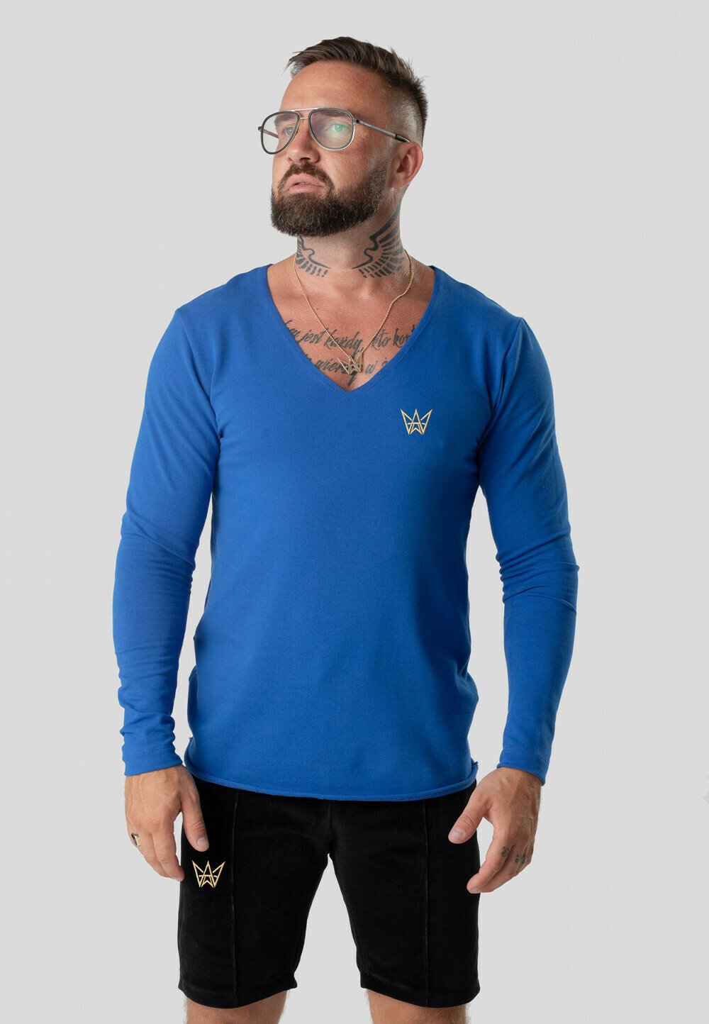 Рубашка с длинным рукавом LONGSLEEVE TRES AMIGOS, цвет blue
