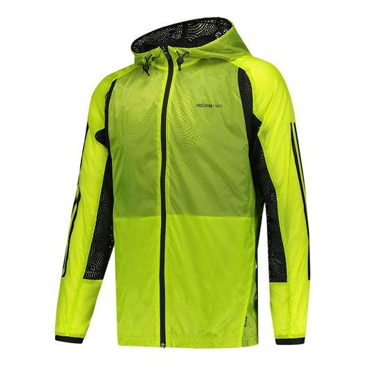 цена Куртка adidas neo Colorblock Casual Sports Jacket Green, зеленый