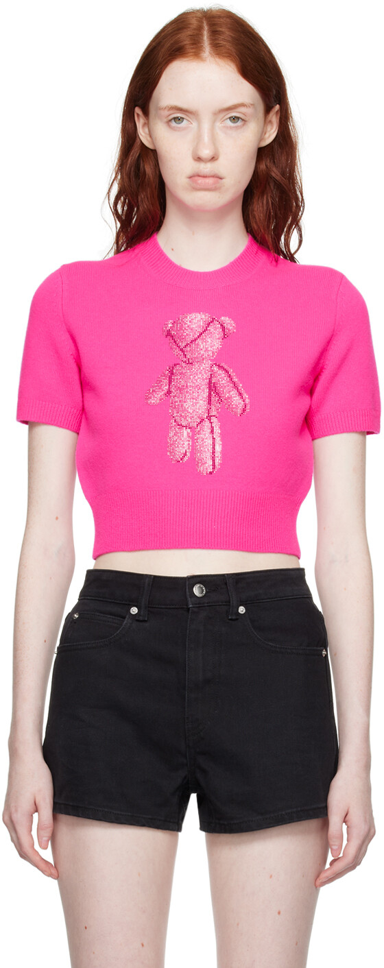 

Alexander Wang Розовая футболка Beiress, Розовый