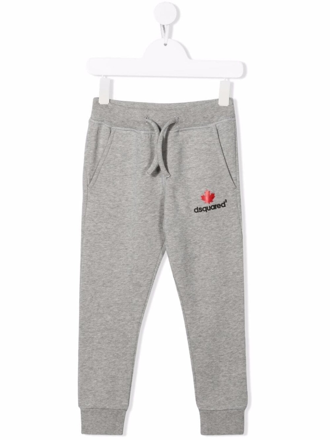 

Dsquared2 Kids спортивные брюки с кулиской и логотипом, серый