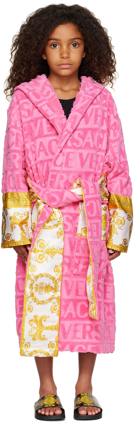 

Детский розовый халат I Heart Baroque Versace