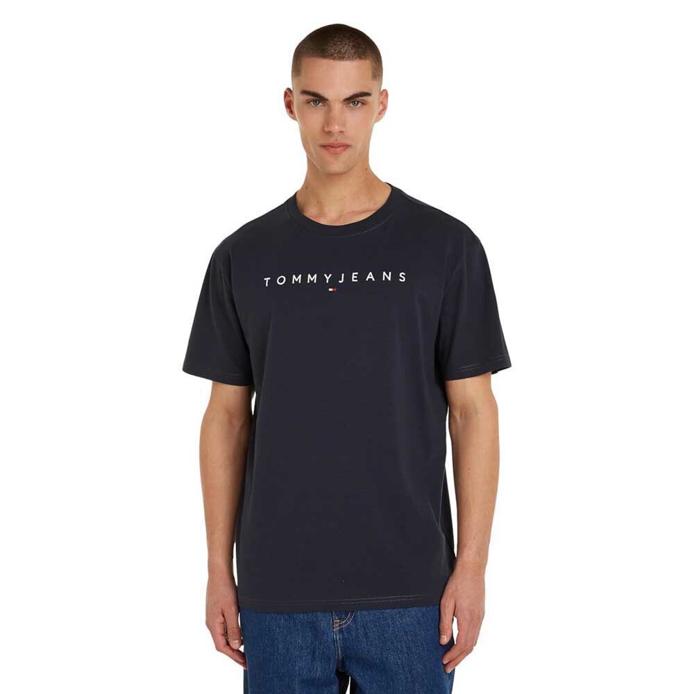 

Футболка с коротким рукавом Tommy Jeans Reg Linear Logo Ext, черный