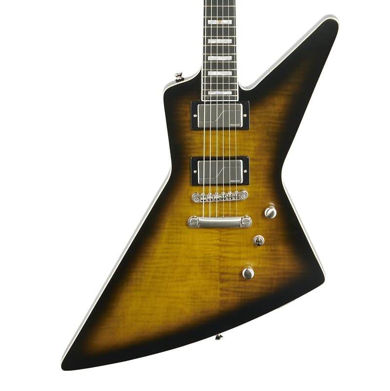 цена Электрогитара Epiphone Extura Prophecy, цвет Yellow Tiger Aged Gloss