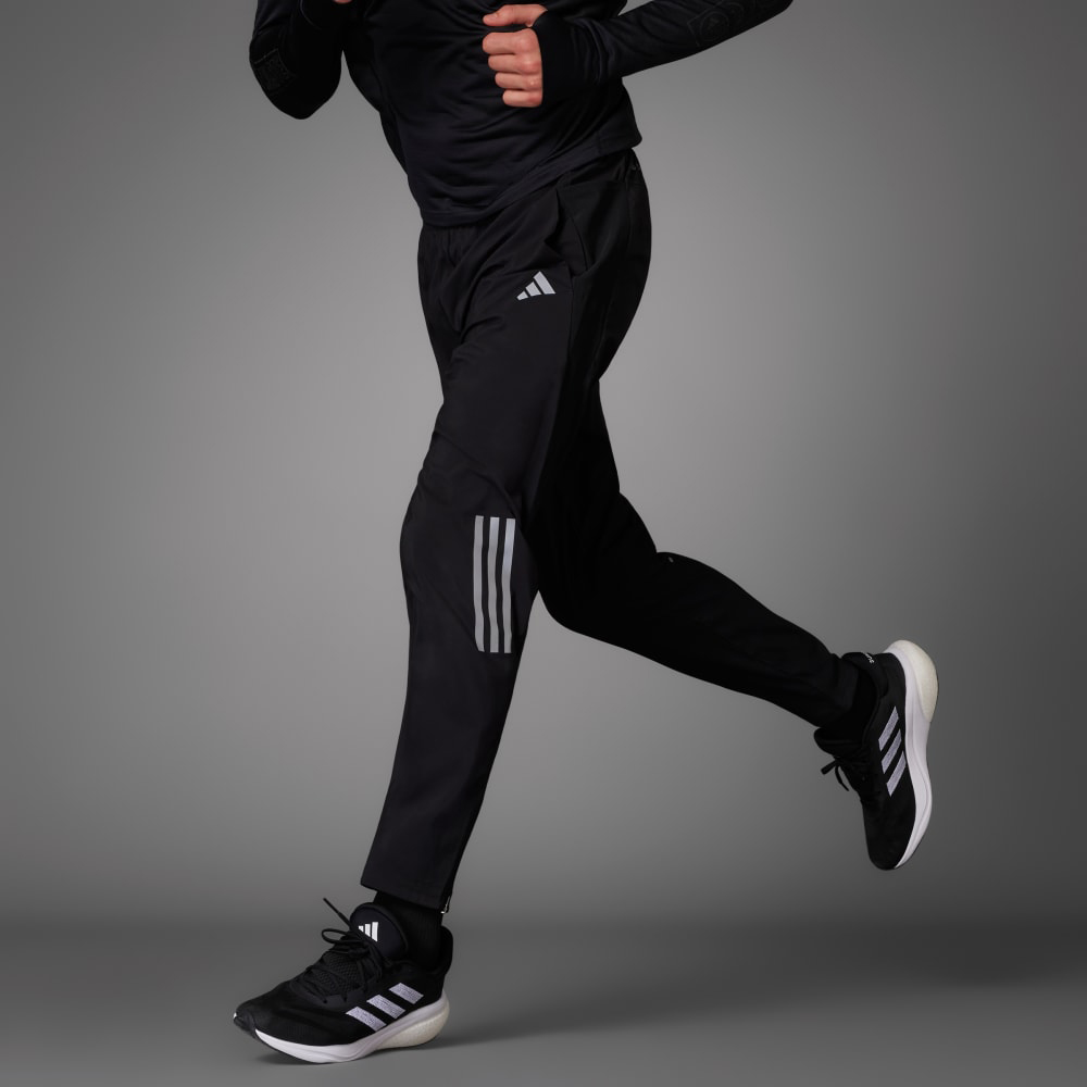 Брюки Adidas Own The Run Woven Astro Pants, Черный