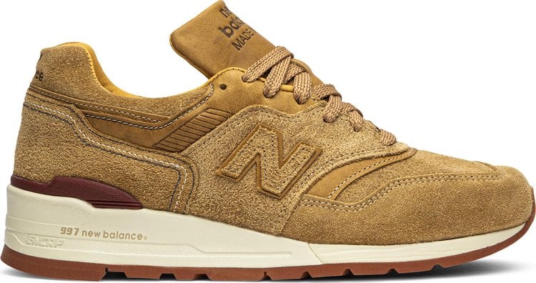 Лимитированные кроссовки New Balance Red Wing x 997 'Brown', коричневый - фото