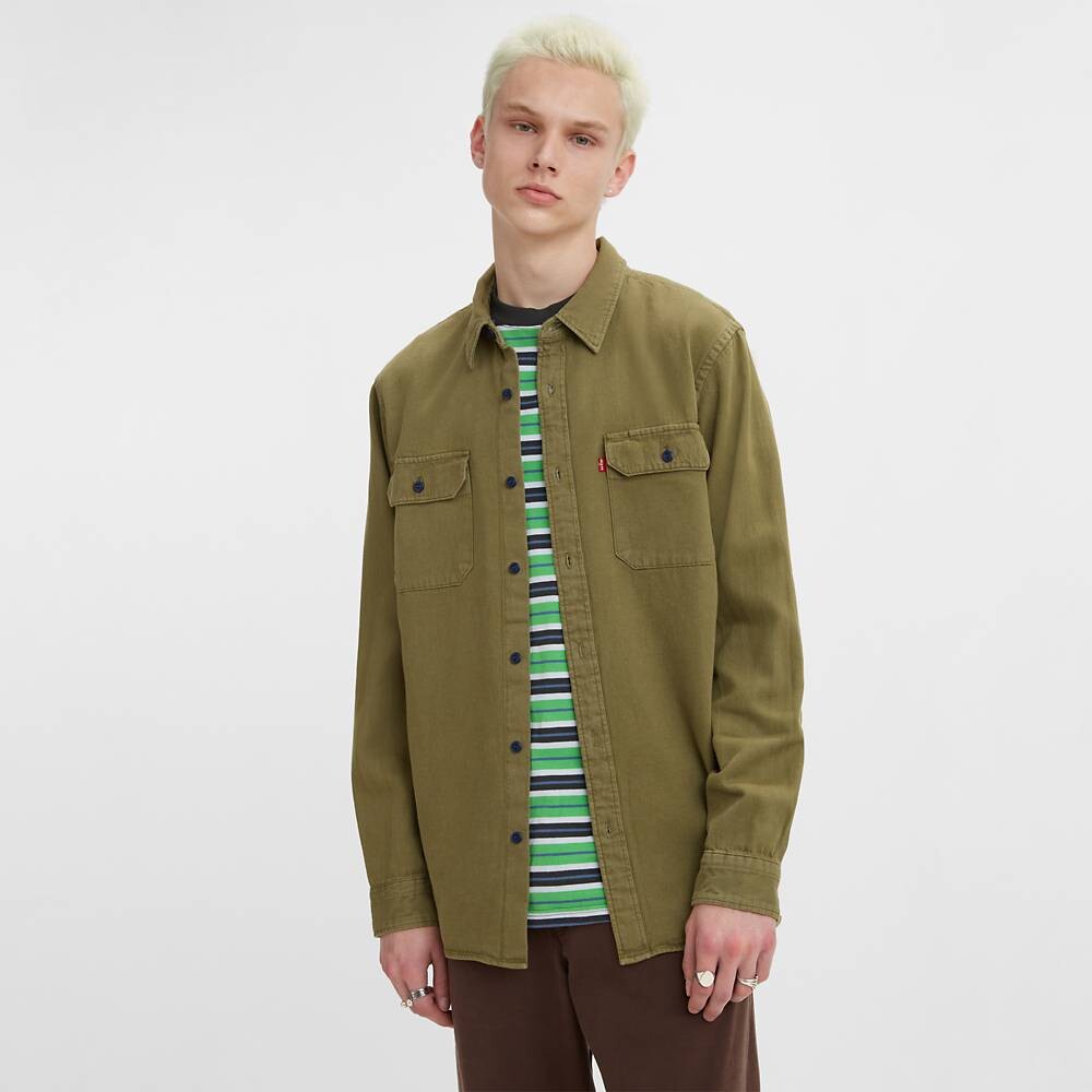 

Рубашка Levi's, зеленый