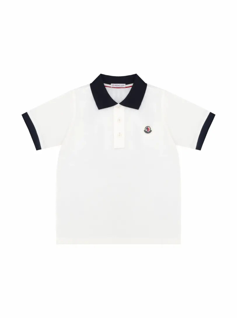 

Хлопковое поло с логотипом Moncler