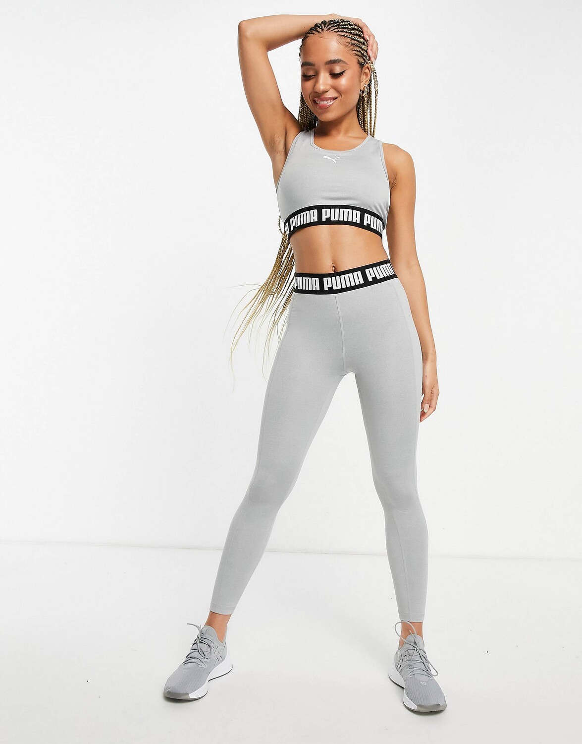 

Серые леггинсы Puma Training Strong