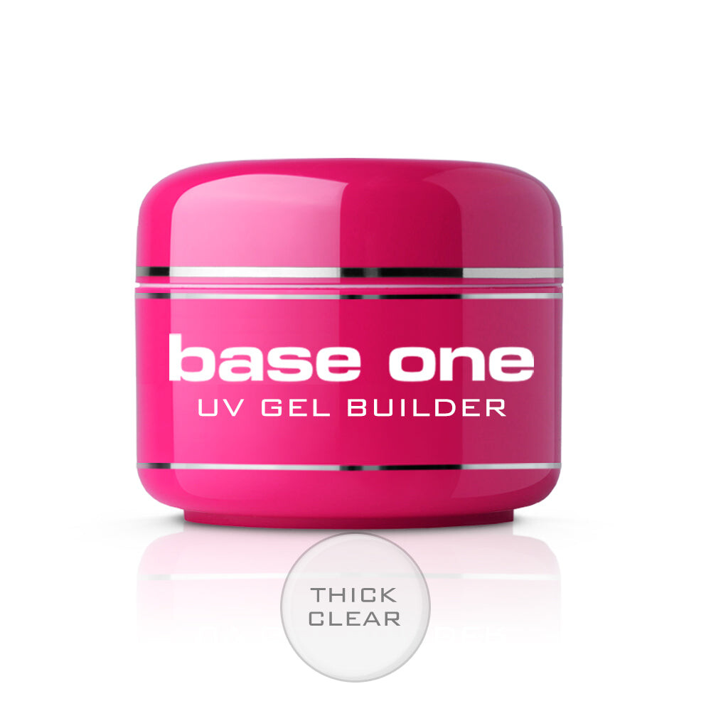 

Silcare Base One Thick Clear бесцветный гель для наращивания ногтей 30г