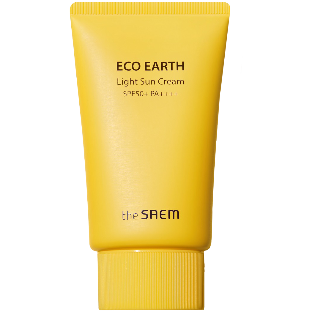The Saem Eco Earth солнцезащитный крем для лица с SPF50+, 50 мл the saem солнцезащитный крем водостойкий eco earth face