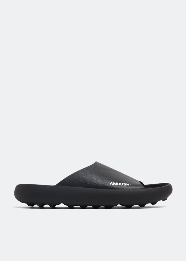

Шлепанцы AMBUSH Logo rubber sliders, черный