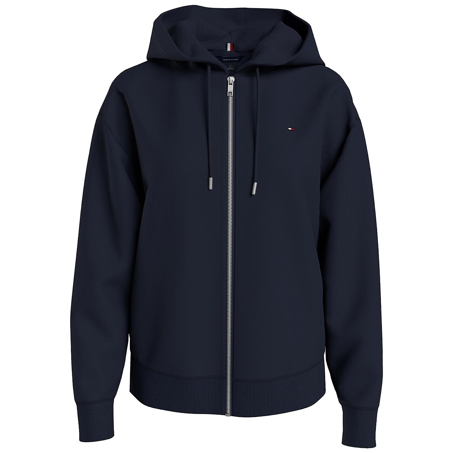 

Толстовка Tommy Hilfiger Relaxed Fit Solid Zip, темно-синий