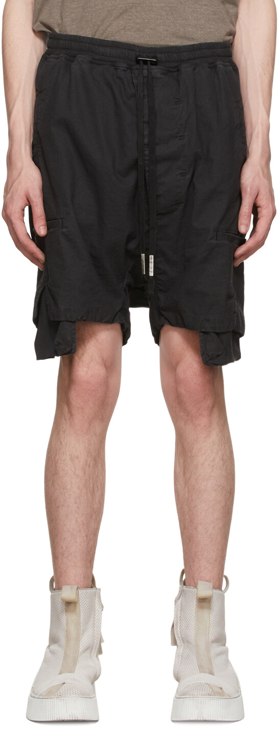 

Серые хлопковые шорты Boris Bidjan Saberi