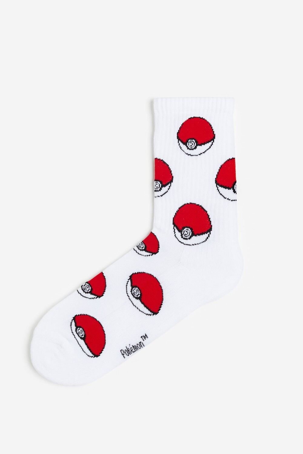 

Носки H&M Pokemon Motif-detail, белый/красный