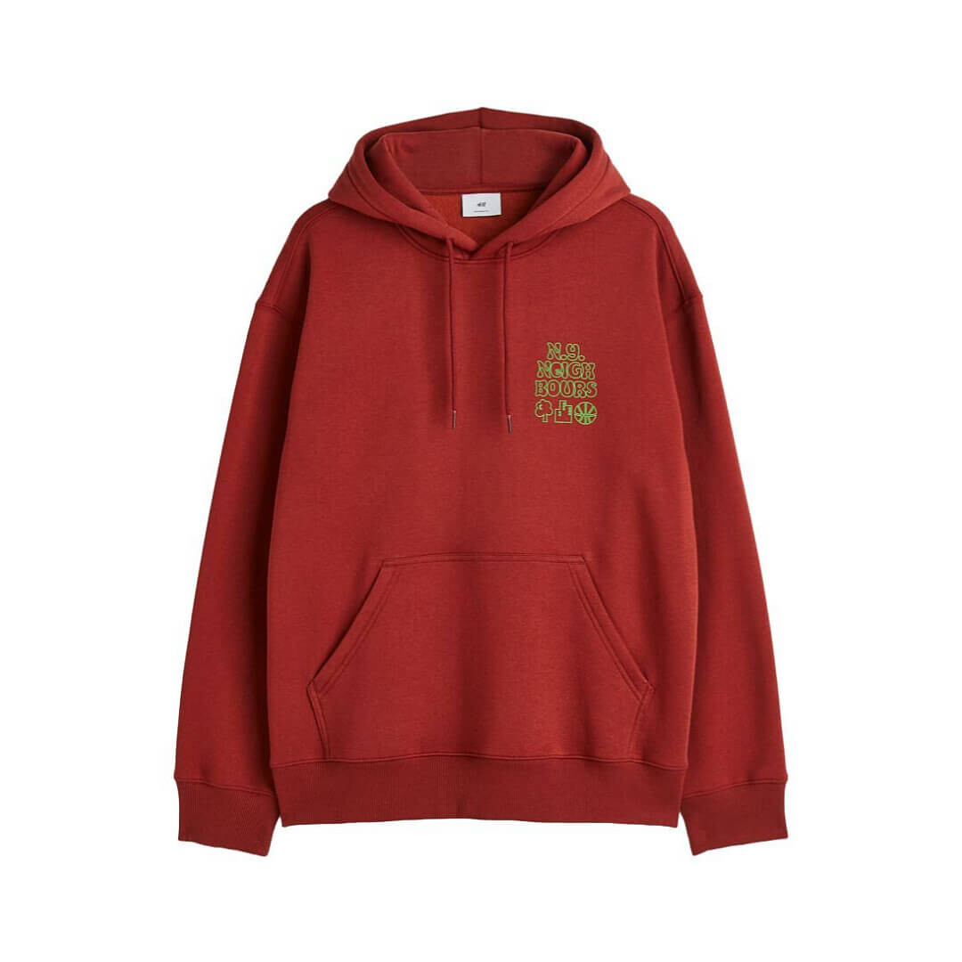 

Толстовка H&M Relaxed-fit, ржаво-коричневый