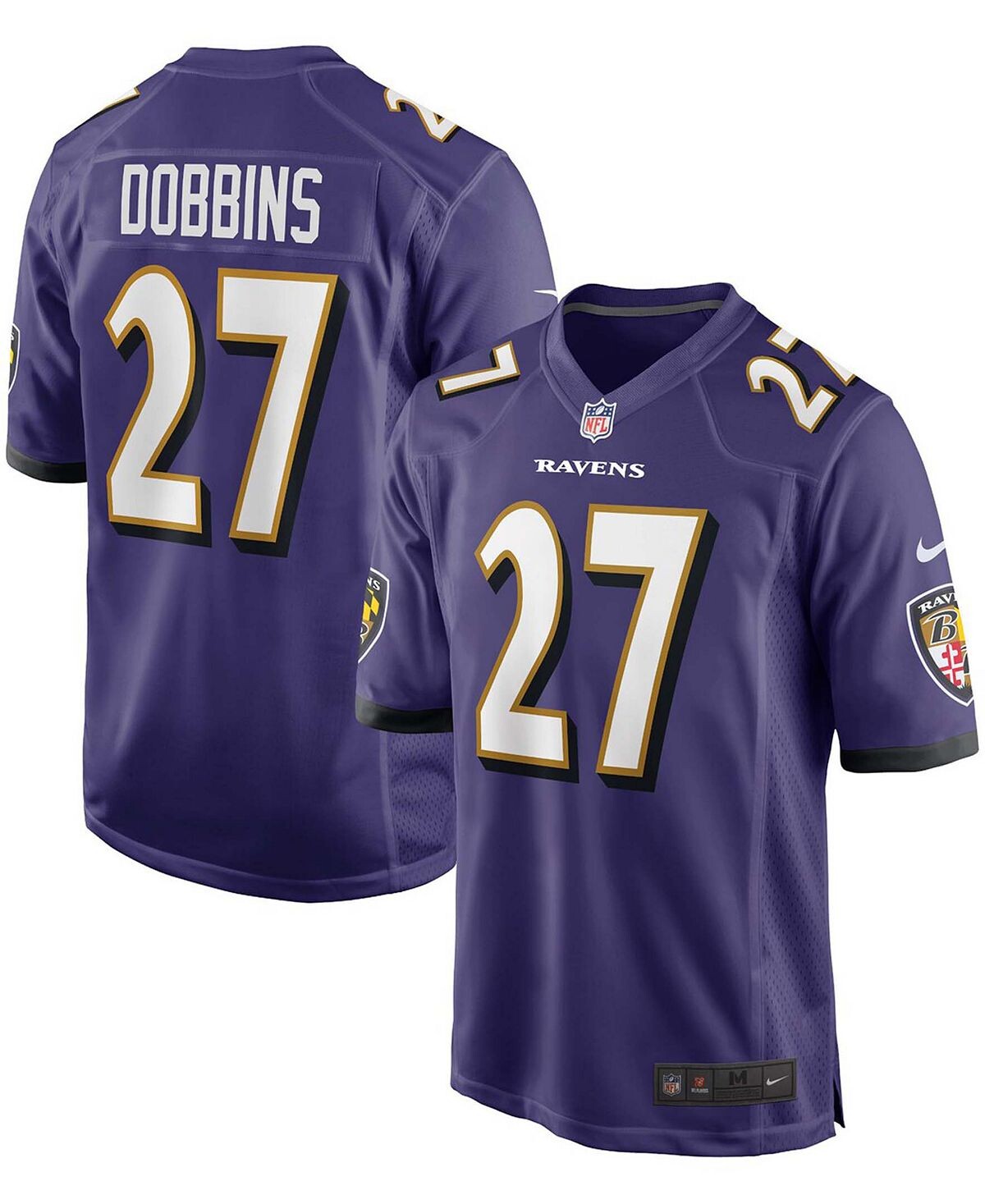 

Мужские j.k. dobbins purple baltimore ravens game джерси Nike, фиолетовый