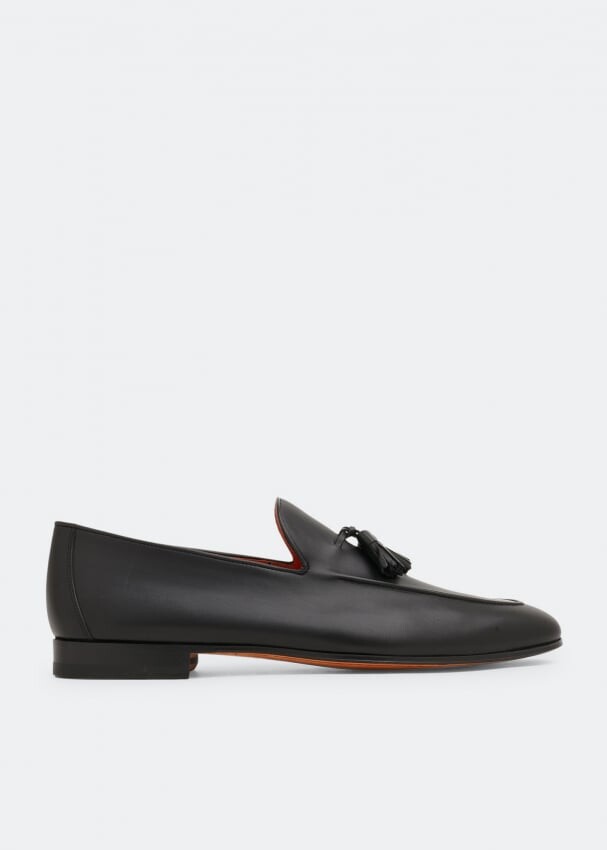 

Лоферы MAGNANNI Leather tassel loafers, черный