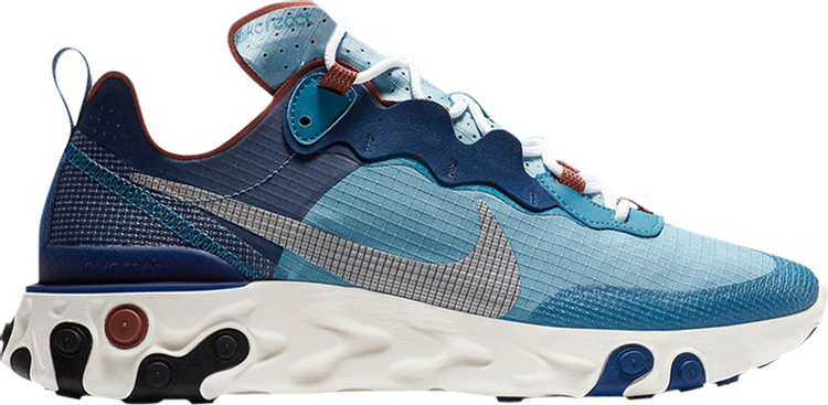 Кроссовки Nike React Element 55 'Coastal Blue', синий - фото