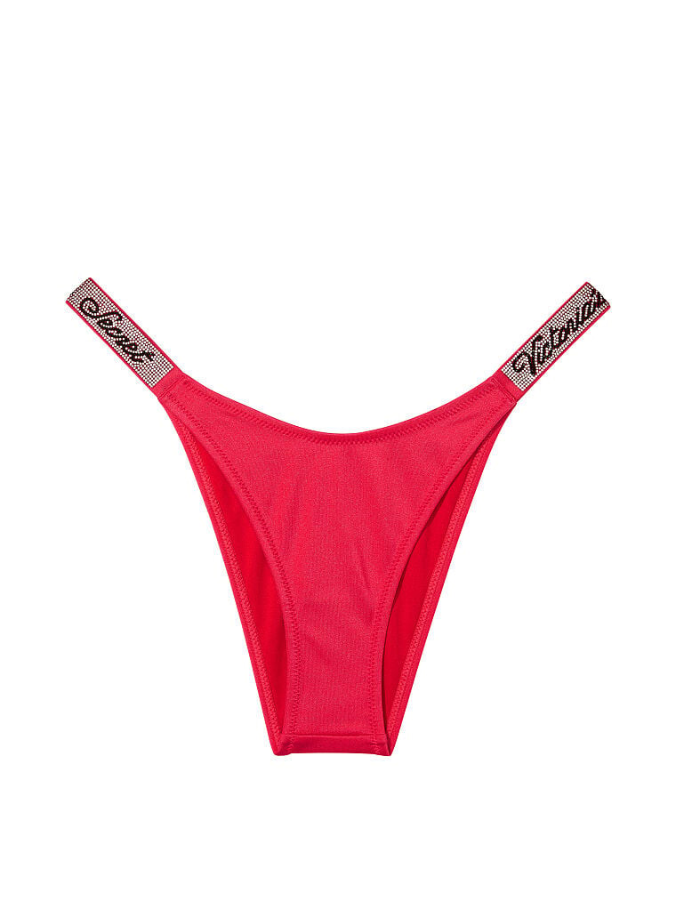 

Плавки бикини Victoria's Secret Swim Shine Strap Brazilian, красный