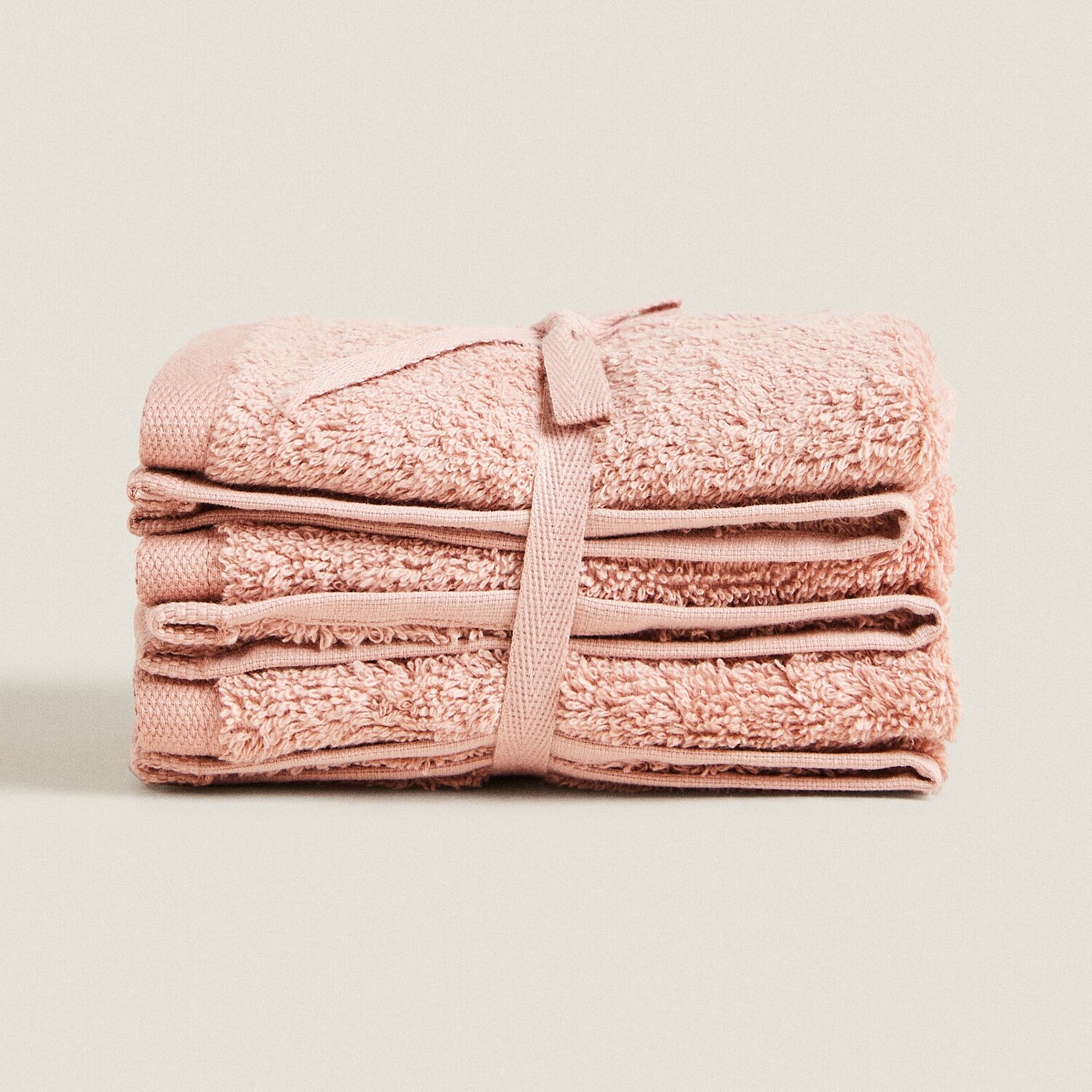

Набор полотенец Zara Home Cotton, 3 предмета, розовый