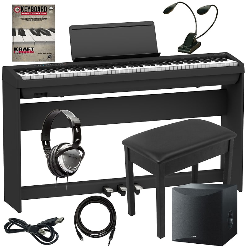 Цифровое пианино Roland FP-30X — черный ПОЛНЫЙ ДОМАШНИЙ НАБОР ПЛЮС