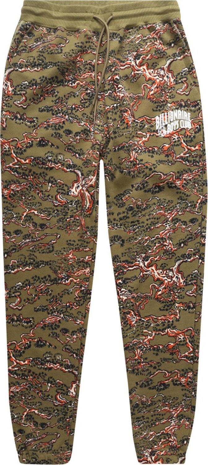 

Спортивные брюки Billionaire Boys Club Camo Sweatpant 'Olive Drab', зеленый