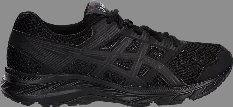 

Кроссовки contend 5 gs 'black' Asics, черный