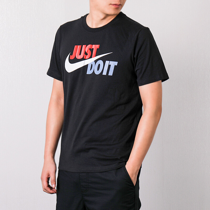 

Футболка Nike Sportswear JDI Large Short Sleeve, черный/белый/красный