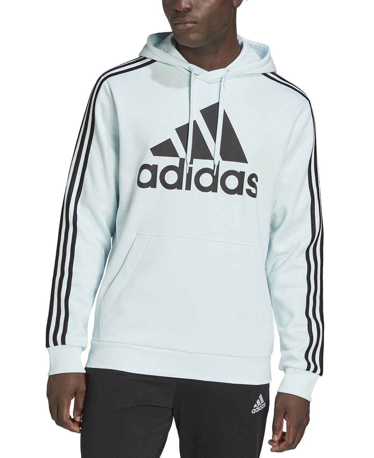

Мужской пуловер с капюшоном с логотипом adidas, мульти