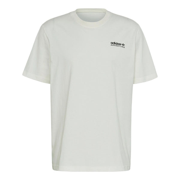 Футболка Adidas originals ' Outdoor Logo Printing Short Sleeve Jade White T-Shirt, Белый