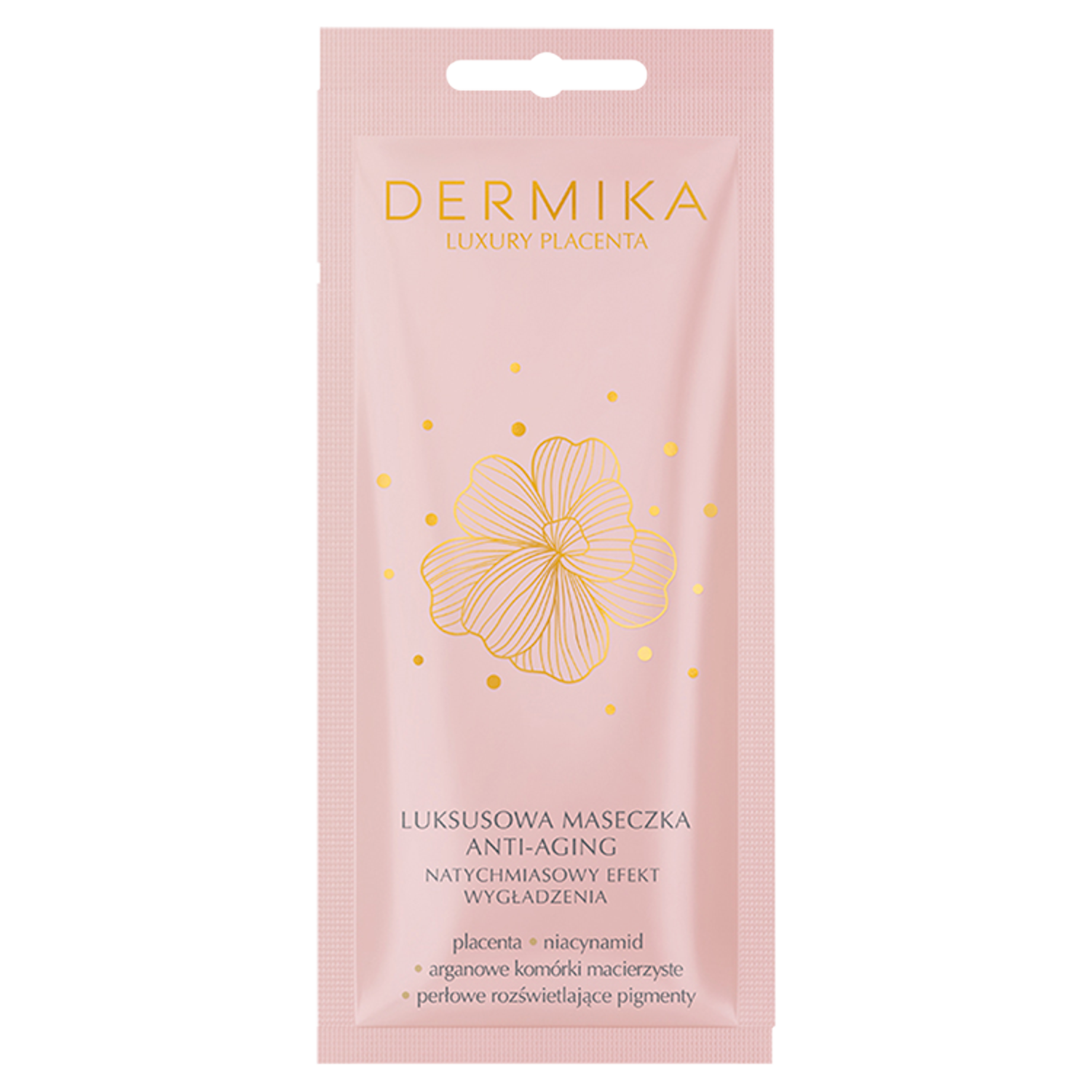 Dermika Luxury Placenta Разглаживающая маска для лица, 10 мл