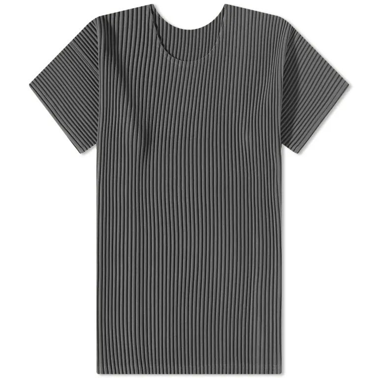 

Футболка Homme Plissé Issey Miyake Pleated, темно-серый