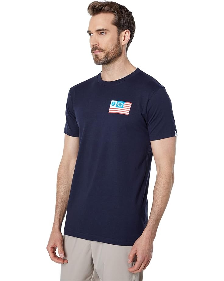 

Футболка Salty Crew Stars & Stripes Premium Short Sleeve Tee, темно-синий