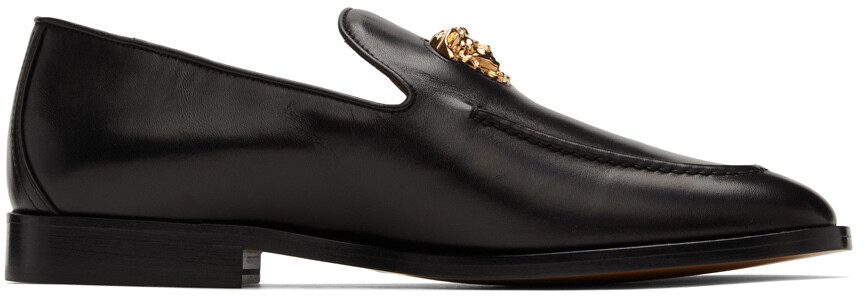 

Черные лоферы La Medusa Versace