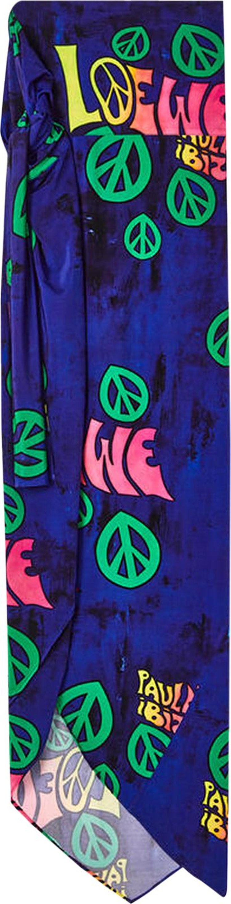 Юбка Loewe Peace Pareo Skirt 'Multicolor', разноцветный