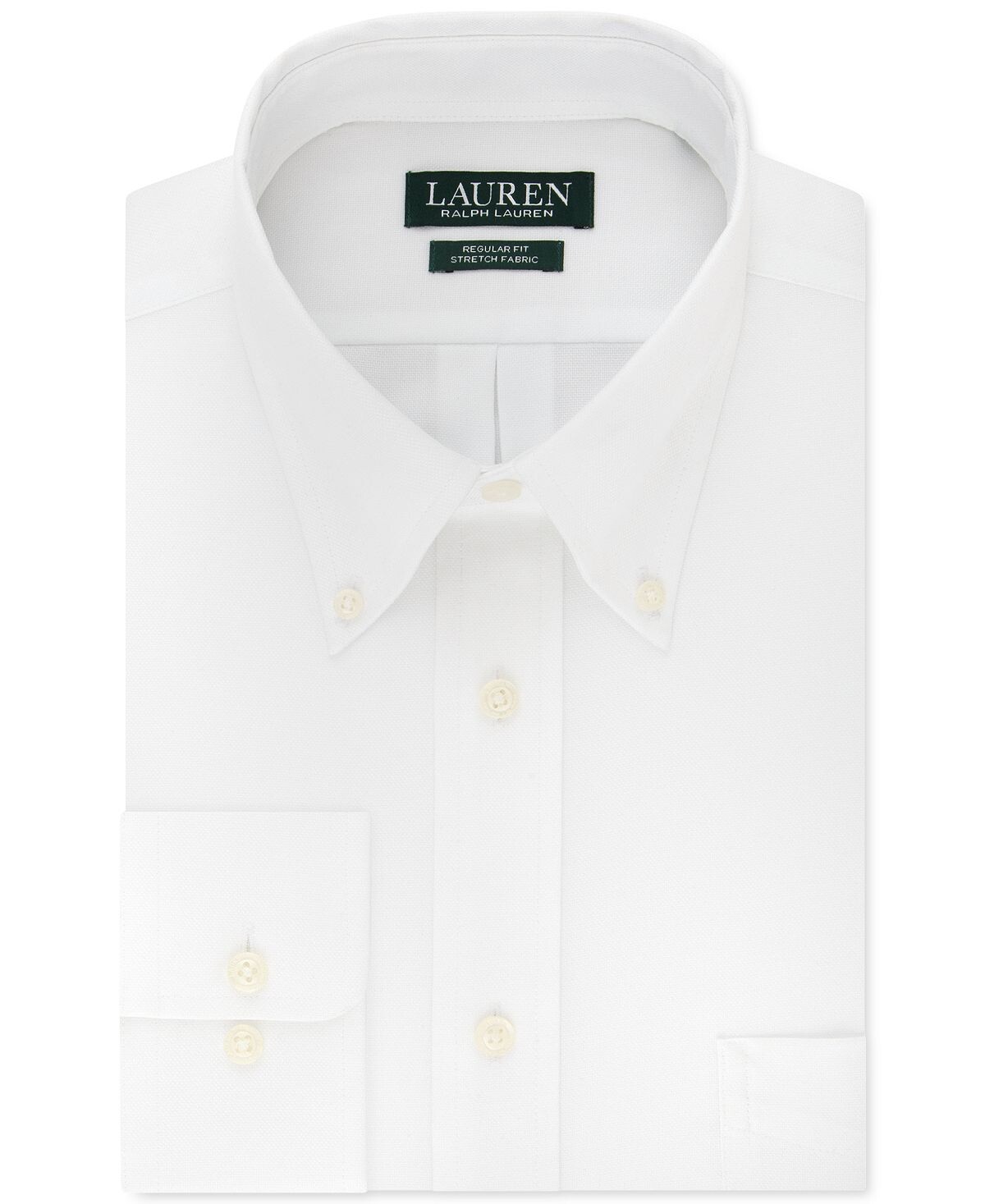 

Мужская классическая рубашка ultraflex стандартного кроя Lauren Ralph Lauren, белый