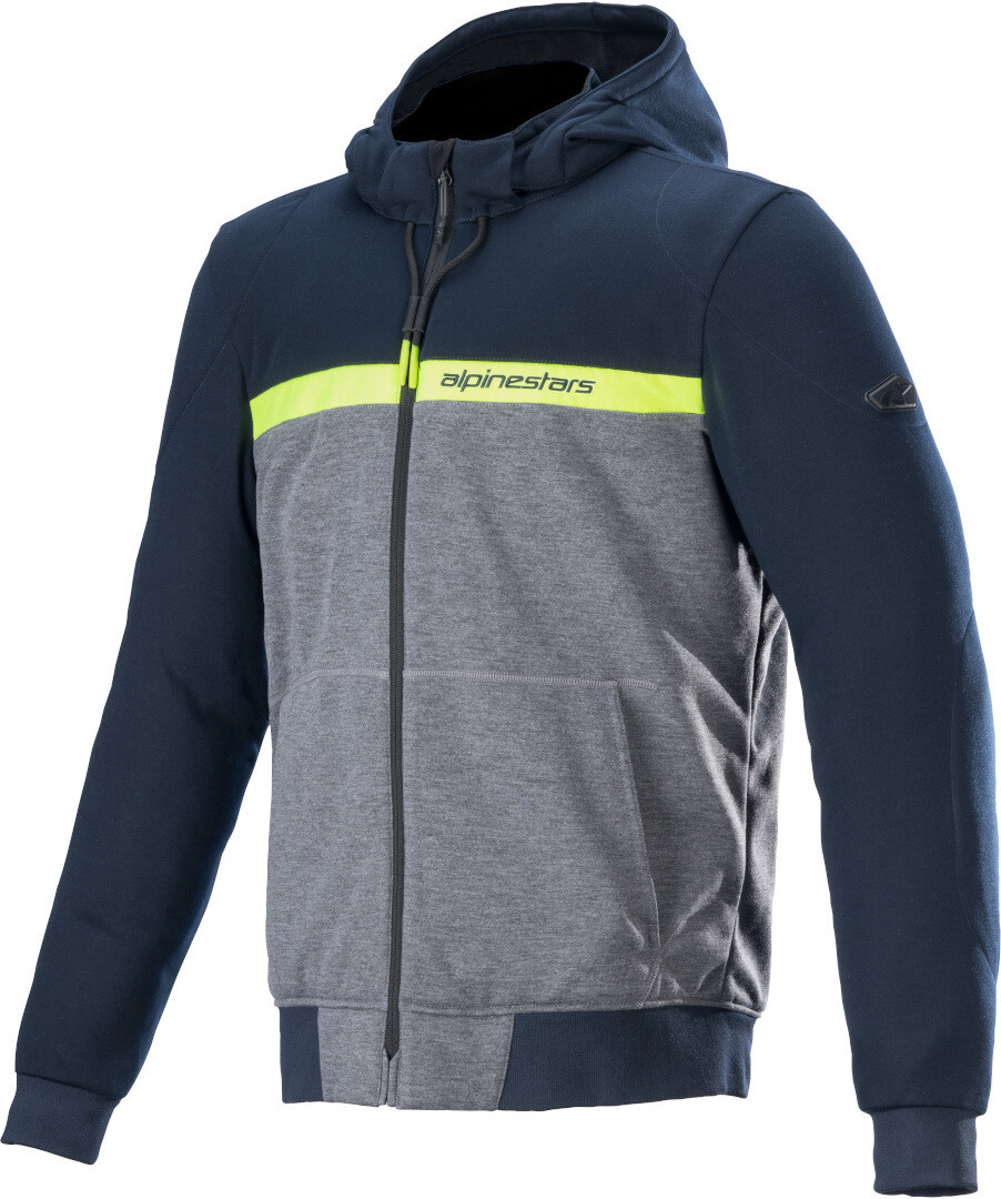 

Куртка Alpinestars Chrome Street мотоциклетная текстильная, сине-желтая