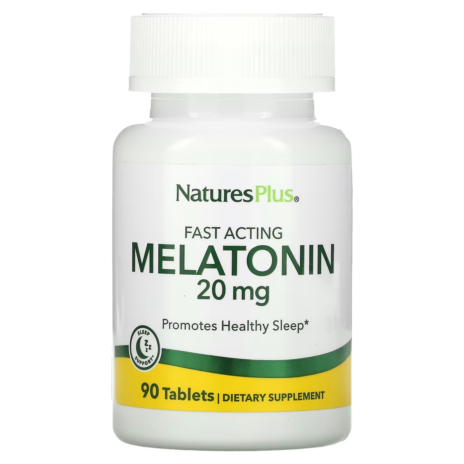 NaturesPlus Мелатонин 20 мг, 90 таблеток мелатонин naturesplus 10 мг 90 таблеток