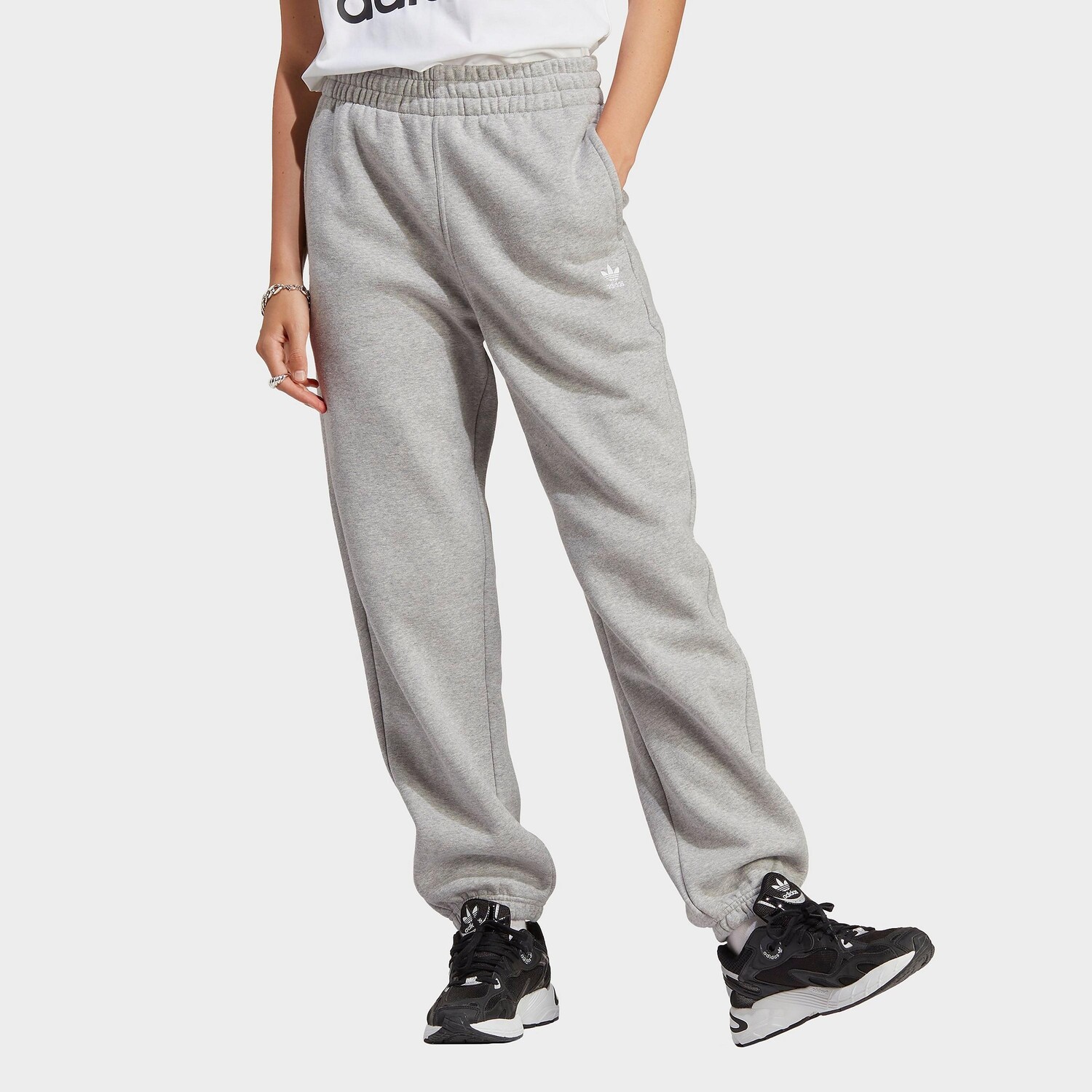 

Женские флисовые джоггеры Adidas Originals Essentials, серый