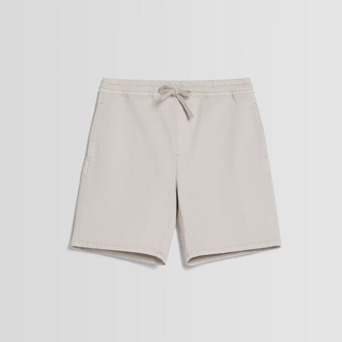 

Шорты Bershka Bermuda Jogging, светло-бежевый