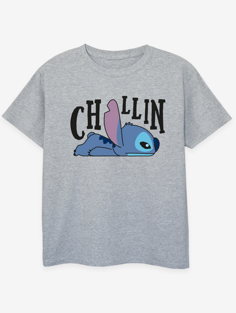 

Серая футболка с принтом NW2 Lilo & Stitch Chillin Kids George., серый