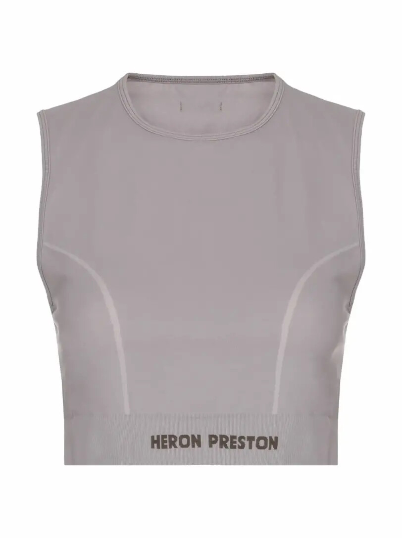 

Укороченный топ с логотипом Heron Preston