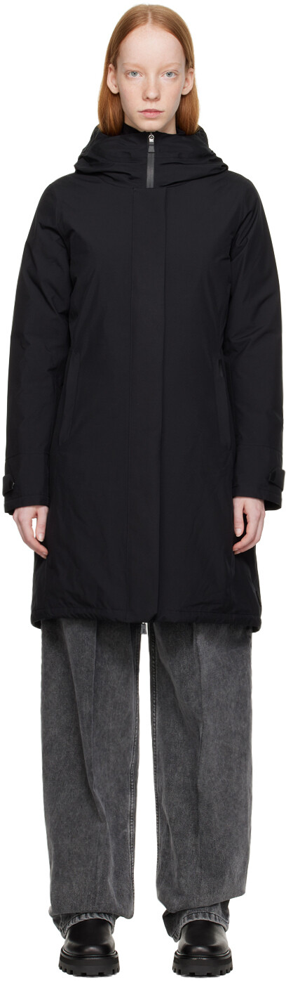 

Черная двухслойная пуховая парка GORE-TEX Herno, Черный