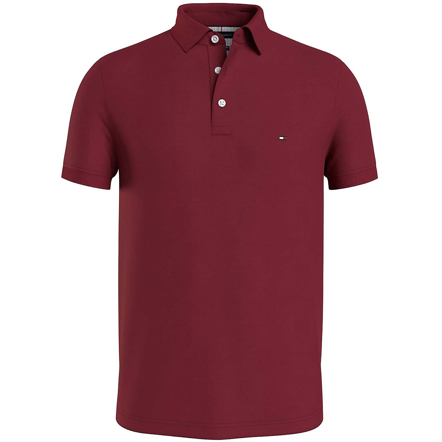 

Поло Tommy Hilfiger 1985 Slim Fit, бордовый
