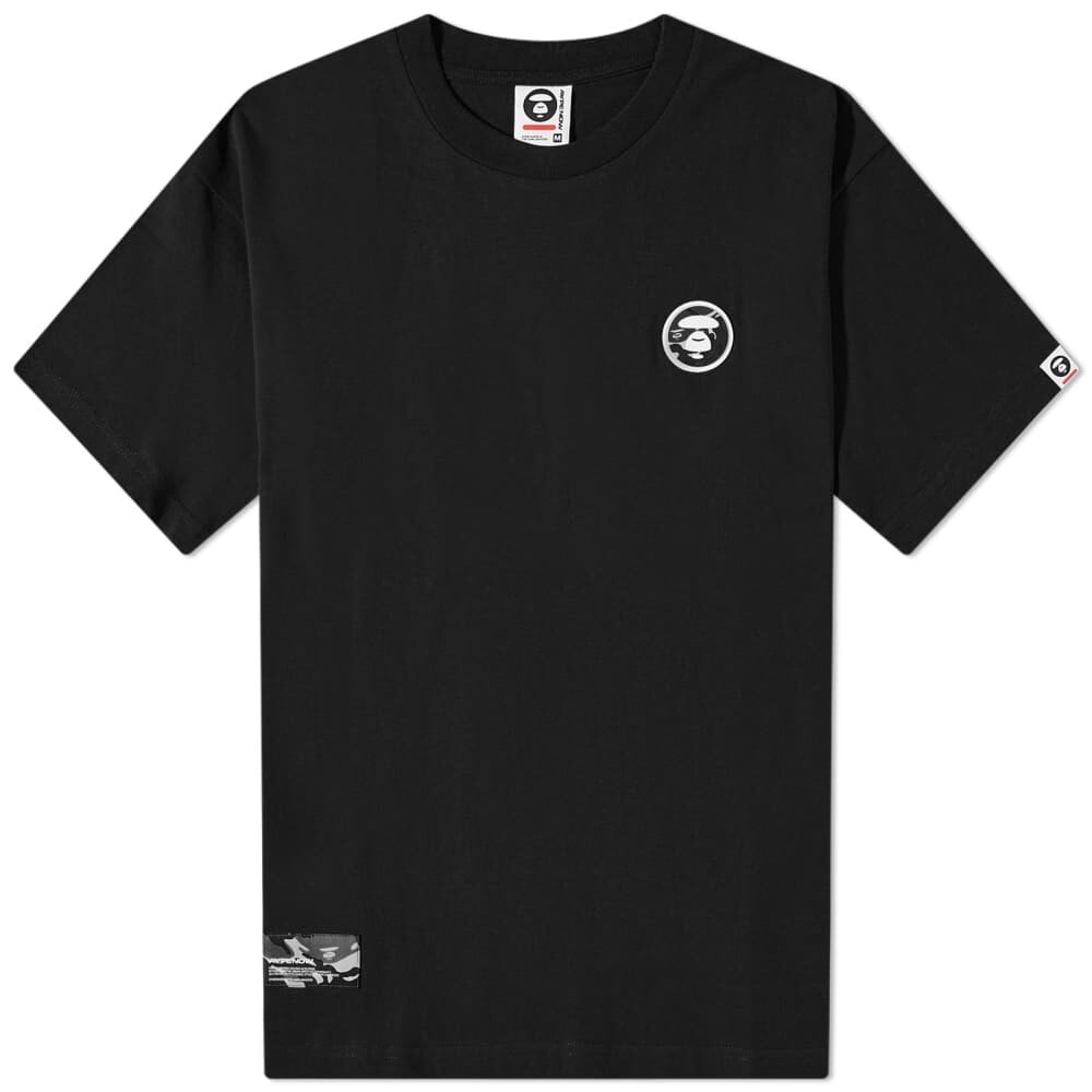 

Футболка AAPE Now Camo Silicone Badge Tee