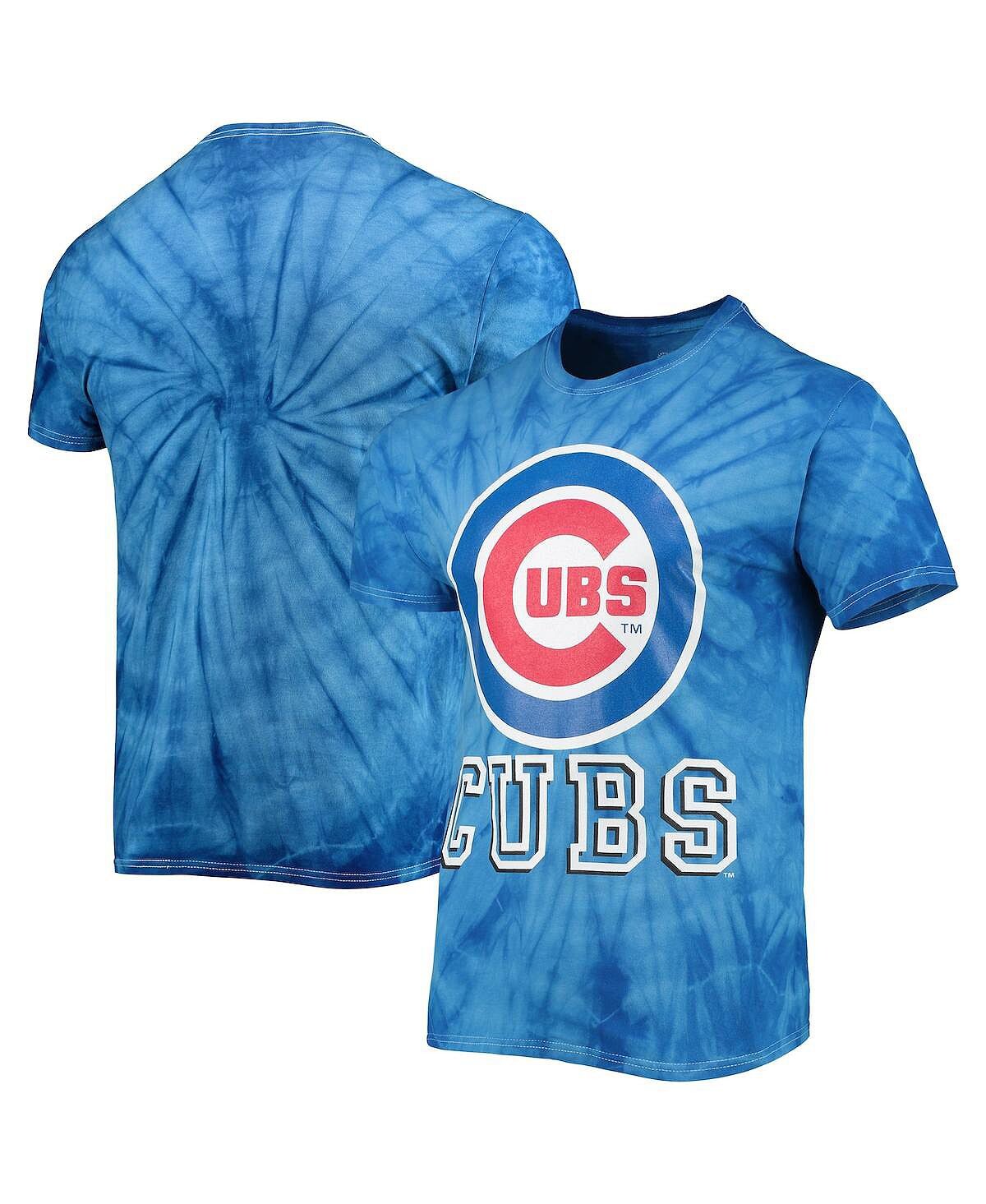 

Мужская футболка royal chicago cubs spider tie-dye Stitches