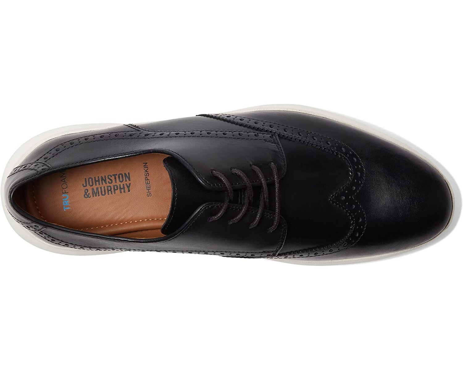 

Оксфорды Hennings Wing Tip Johnston & Murphy, черный