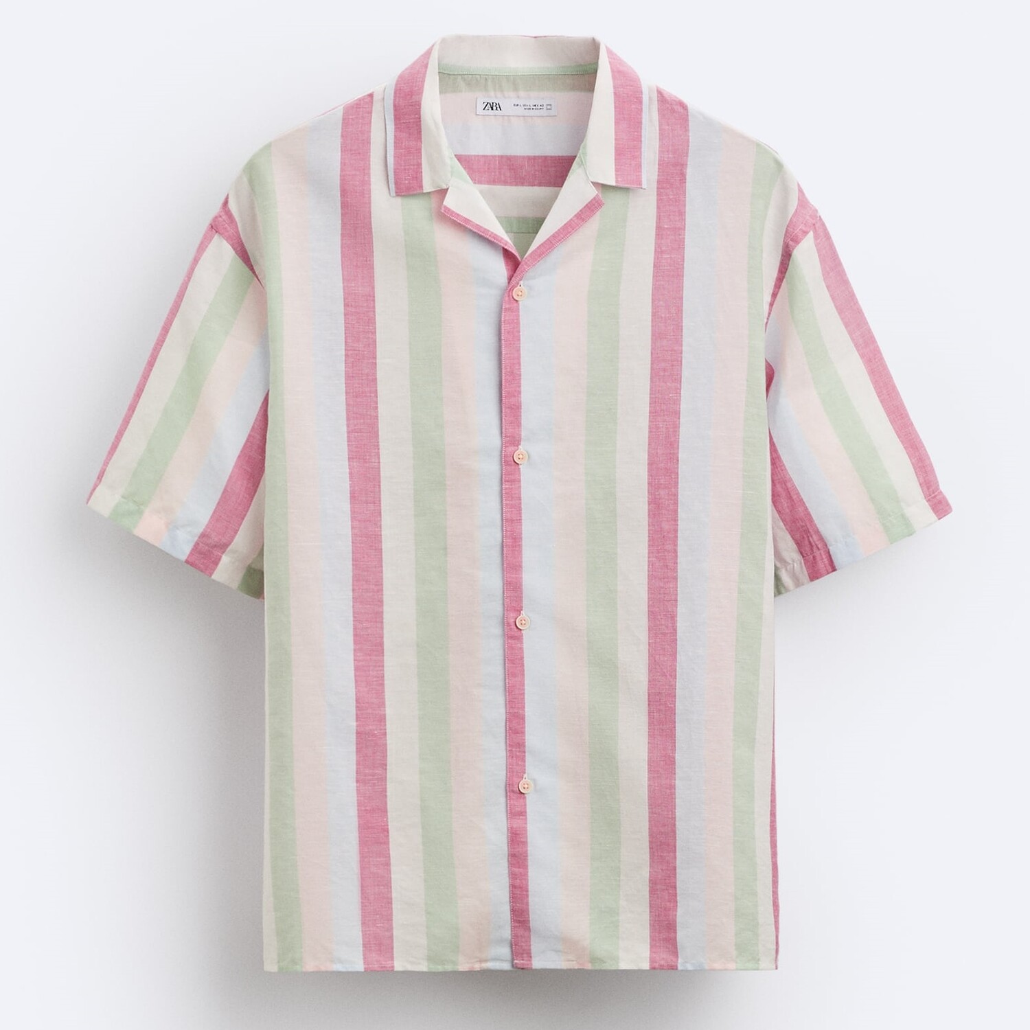 

Рубашка Zara Striped, розовый