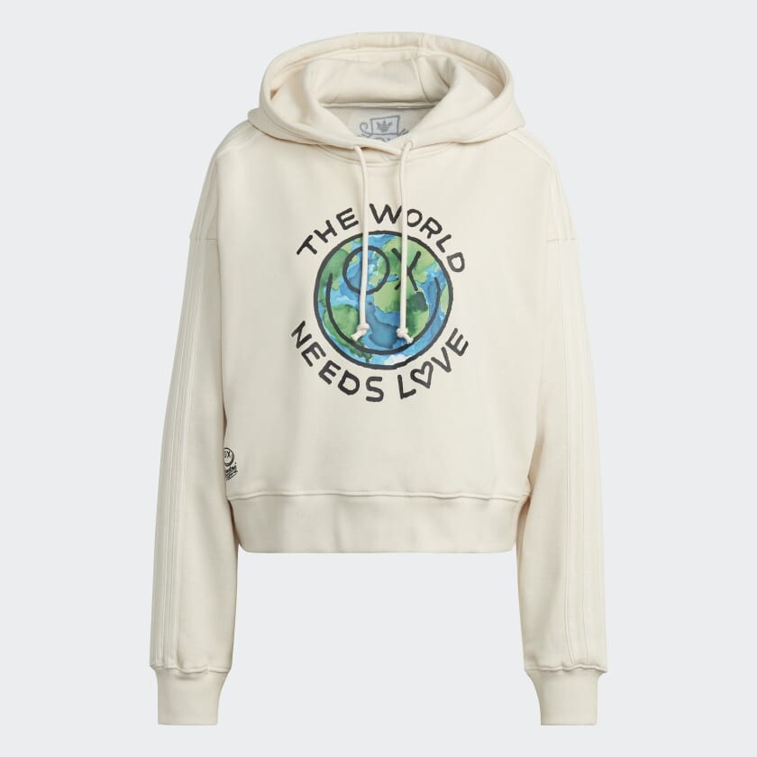 

Худи adidas Originals x André Saraiva, светло-бежевый/принт