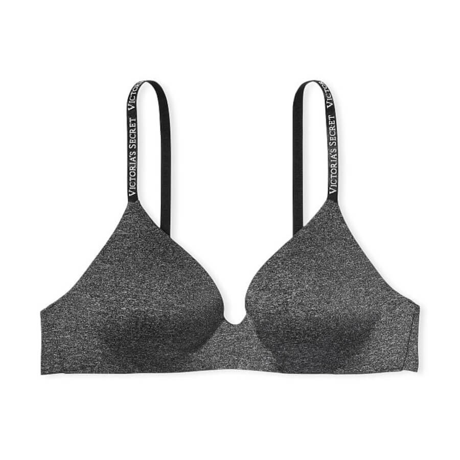 

Бюстгальтер без косточек Victoria's Secret The T-shirt Lightly-Lined, черный